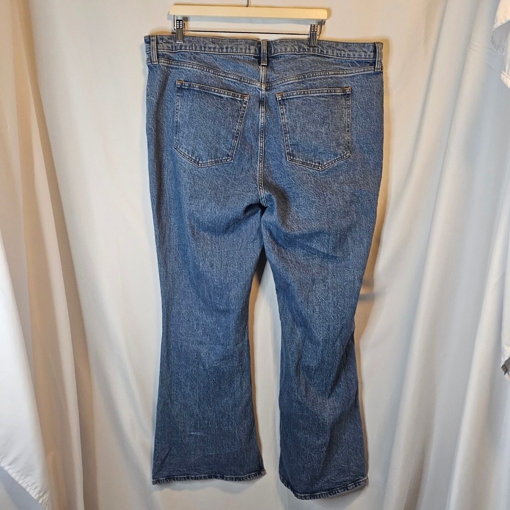 Abercrombie & Fitch The Vintage Flare High Rise Jeans Blue Medium Wash 35/20L - Picture 6 of 7